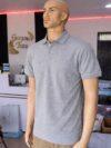 PREMIUM WAFFLE KNITTED  SHIRTS - Ash, XL