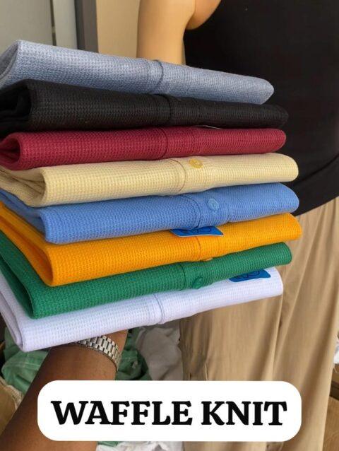 PREMIUM WAFFLE KNITTED  SHIRTS