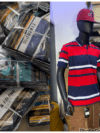12 pcs set - Stripped Lacoste